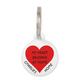 Cute Funny Custom Personalized Name Huisdierpenning