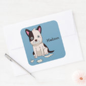 Cute & Funny Dog, aangepaste naam en sticker in kl (Envelop)