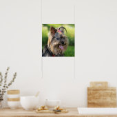 Cute & Funny Dog Close-up poster (Keuken)