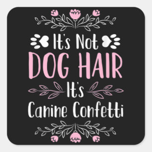 Cute Funny Dog Groomer Vierkante Sticker
