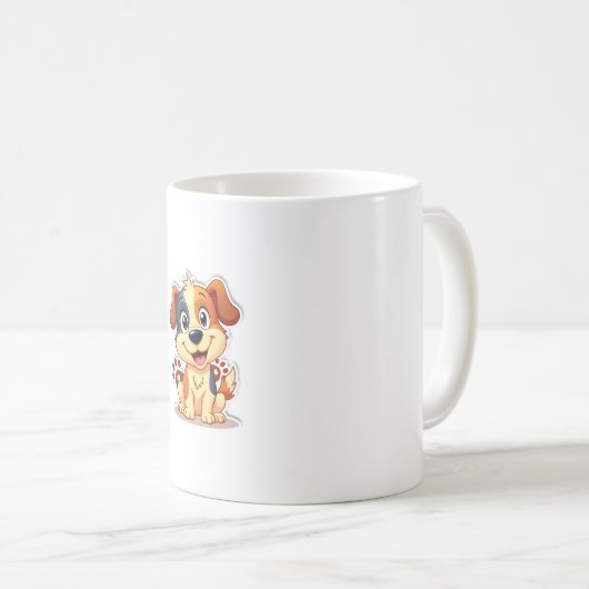Cute & Funny Dog Mug Awesome Gift Koffiemok (Voorkant rechts)
