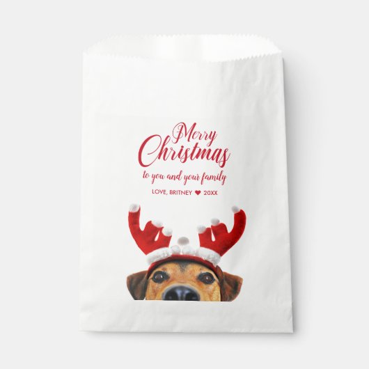 Cute Funny Dog Reindeer Antler Headband Kerstband Bedankzakje (Voorkant)