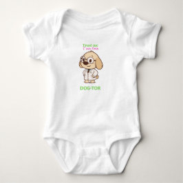 Cute Funny Dog-Tor Baby Bodysuit