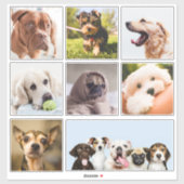 Cute & Funny Dogs (of UW foto's)-stickers Sticker (Vel)