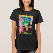 Cute Funny Doxie Mam Life Ze redden me Dachshun T-shirt (Voorkant)