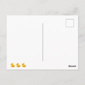 Cute Funny Ducks Puns Quote Briefkaart (Achterkant)