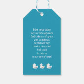 Cute Funny Ducks Puns Quote Design Cadeaulabel (Achterkant)