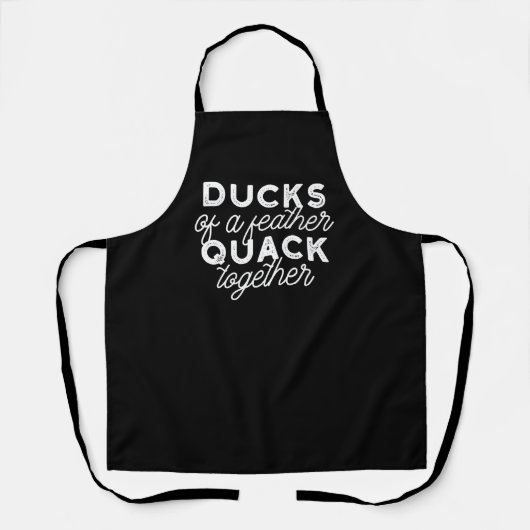 Cute Funny Ducks Puns Quote II Black Ver Schort (Voorkant)