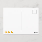 Cute Funny Ducks Puns Quote II Briefkaart (Achterkant)