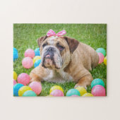 Cute Funny English Bulldog  Legpuzzel (Horizontaal)