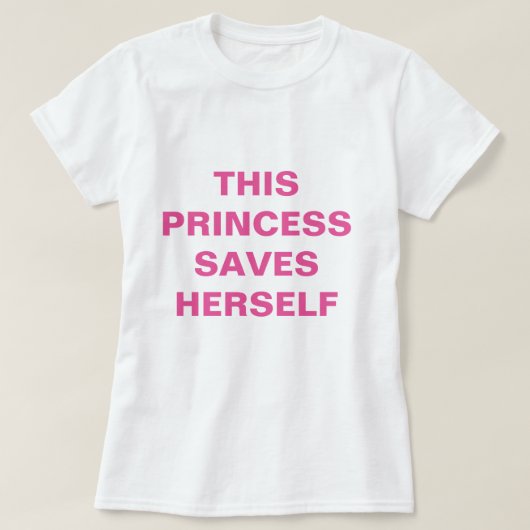 Cute Funny Feminist T-Shirt (Design voorkant)