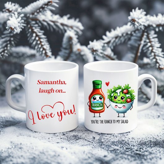 Cute Funny Food Valentine Mug Personalized Love Koffiemok
