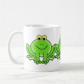 Cute Funny Frog Koffiemok (Links)