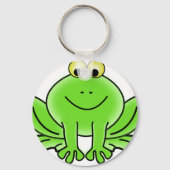 Cute Funny Frog Sleutelhanger (Voorkant)