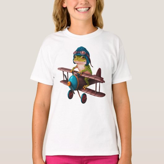 Cute Funny Frog T-shirt (Voorkant)