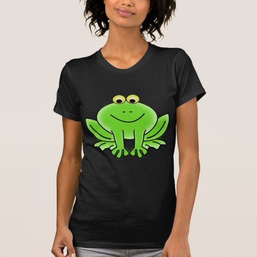 Cute Funny Frog T-shirt (Voorkant)