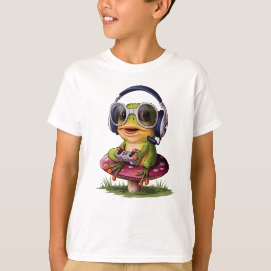 Cute Funny Frog T-shirt (Voorkant)
