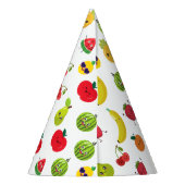 Cute Funny Fruit Birthday Paper Party Hats Feesthoedjes (Achterkant)