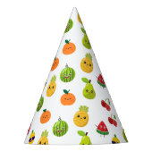 Cute Funny Fruit Birthday Paper Party Hats Feesthoedjes (Voorkant)