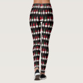 Cute Funny Gnomes Pattern Kerstmis Leggings (Achterkant)