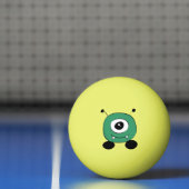 Cute Funny Green Alien Pingpongbal (Net)