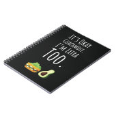 Cute Funny Guacamole Gifts Avocado Lover Notitieboek (Linkerzijde)