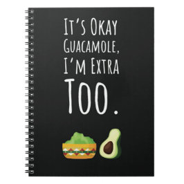 Cute Funny Guacamole Gifts Avocado Lover Notitieboek