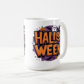 Cute funny halloween koffiemok (Voorkant rechts)