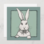 Cute Funny Happy Easter Bunny, gepersonaliseerd (Voorkant / Achterkant)