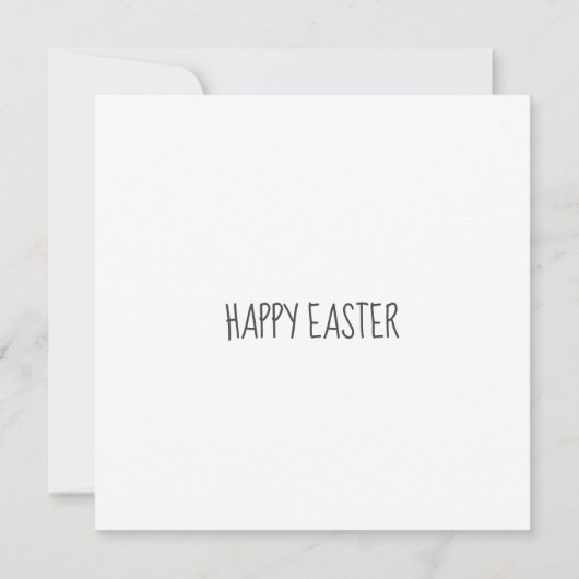 Cute Funny Happy Easter Bunny, gepersonaliseerd (Achterkant)