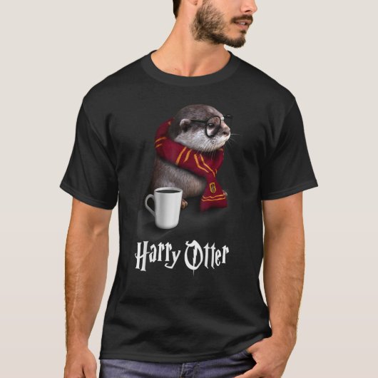 Cute Funny Harry Otter Halloween Tshirt C (Voorkant)