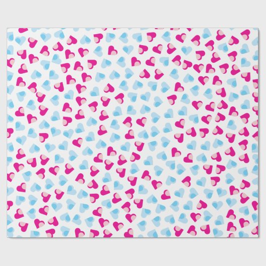 Cute Funny Heard Love Cadeaupapier (Vlak)