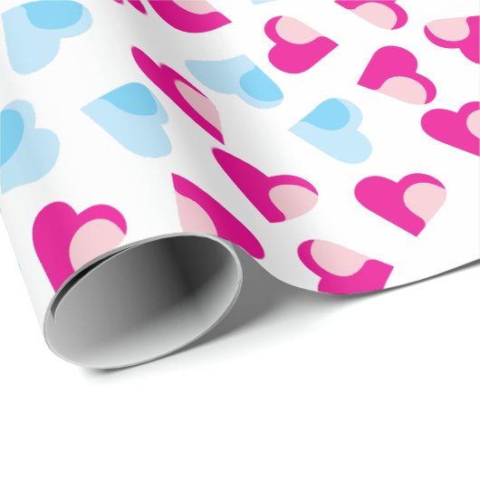 Cute Funny Heard Love Cadeaupapier (Rol Hoek)