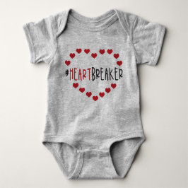 Cute Funny Heartbreaker Valentijnsdag Romper