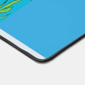 Cute funny hippopotamus with bird cartoon bureaumat (Hoek)