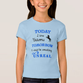 Cute Funny I Love Unicorns T-shirt