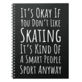 Cute Funny Ice Skating Gifts Humor Winter Sports Notitieboek (Voorkant)