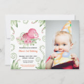 Cute Funny | Jongens Foto van Birthday Kaart (Voorkant)