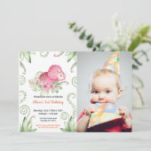 Cute Funny | Jongens Foto van Birthday Kaart (Staand voorkant)