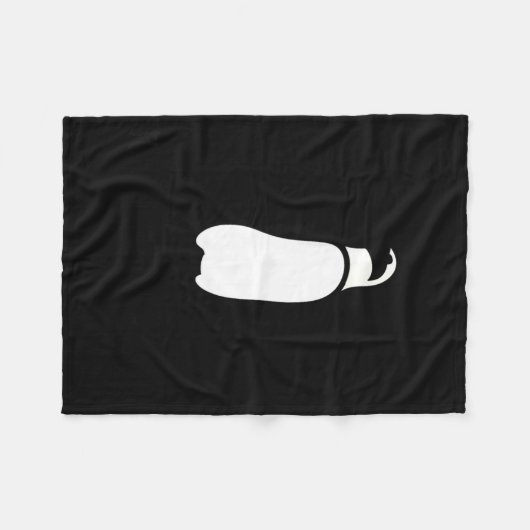 Cute Funny Just Chillin Zoo Penguin  Fleece Deken (Voorkant (Horizontaal))