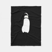Cute Funny Just Chillin Zoo Penguin  Fleece Deken (Voorkant)