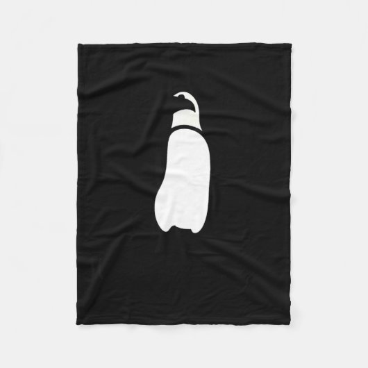Cute Funny Just Chillin Zoo Penguin  Fleece Deken (Voorkant)
