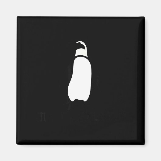 Cute Funny Just Chillin Zoo Penguin  Magneet (Voorkant)