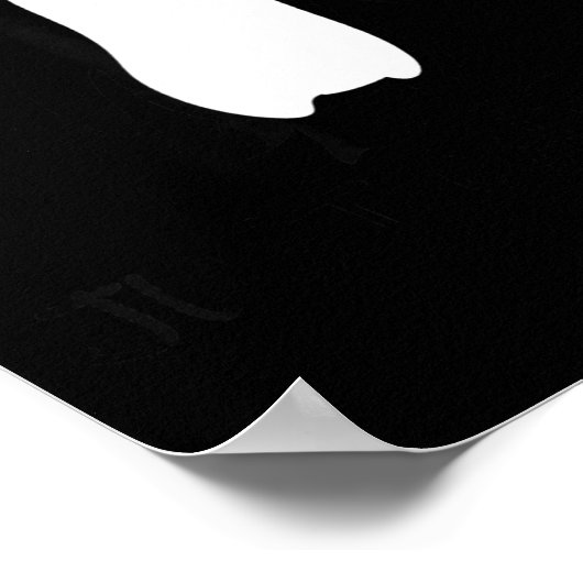 Cute Funny Just Chillin Zoo Penguin Poster (Hoek)