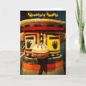 Cute Funny Kachina Face Photo Adventure wacht Kaart (Voorkant)
