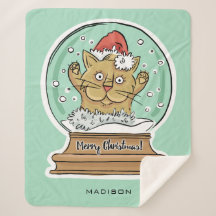 Cute Funny-kerstkat, douanenaam