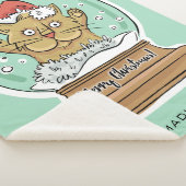 Cute Funny-kerstkat, douanenaam Sherpa Deken (3/4)