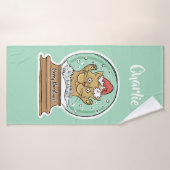 Cute Funny Kerstmis, aangepaste badhanddoeken Badhanddoek (Badhanddoek)