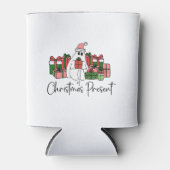 Cute Funny Kerstmis Blikjeskoeler (Voorkant)