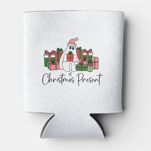 Cute Funny Kerstmis Blikjeskoeler (Voorkant)